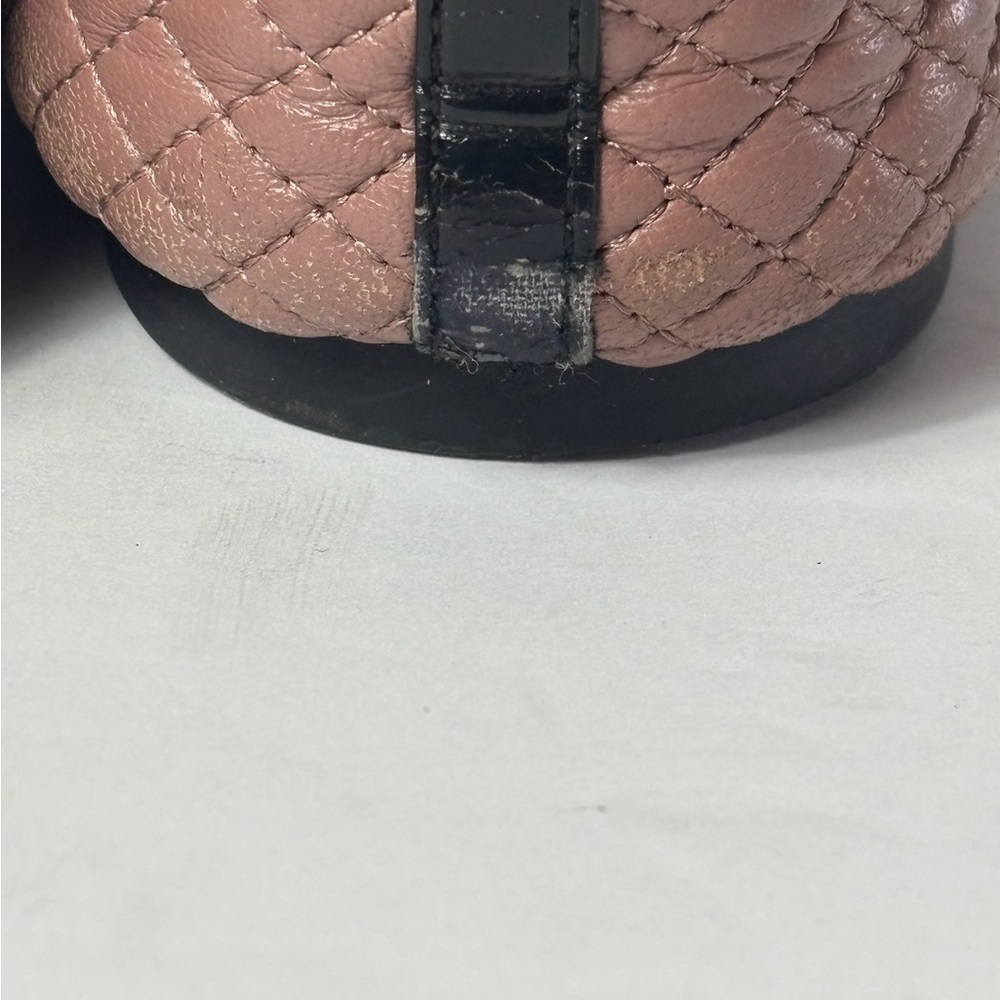 Michael kors Elegant Brown Quilted Ballet Flats - Picture 6 of 9